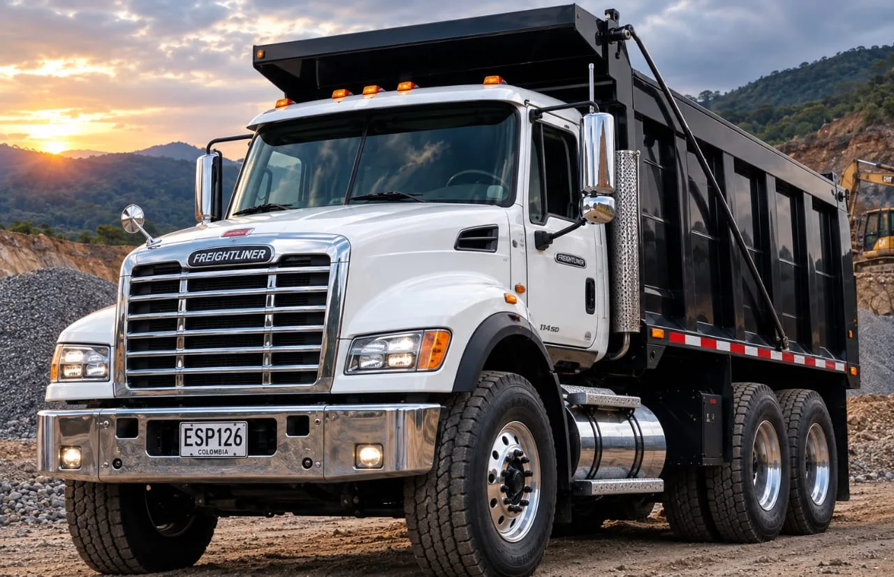 Volqueta para transporte de materiales de construcción
